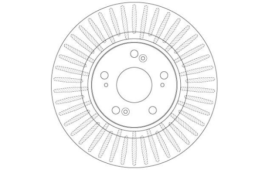 Brake Disc DF6432S TRW, Image 2