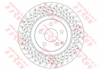 Brake Disc DF6433S TRW