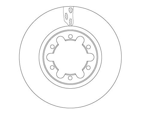 Brake Disc DF6442 TRW, Image 2