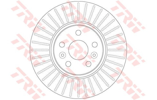Brake Disc DF6449 TRW