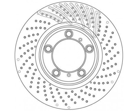 Brake Disc DF6464S TRW, Image 2