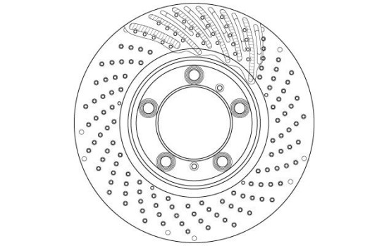 Brake Disc DF6464S TRW, Image 2