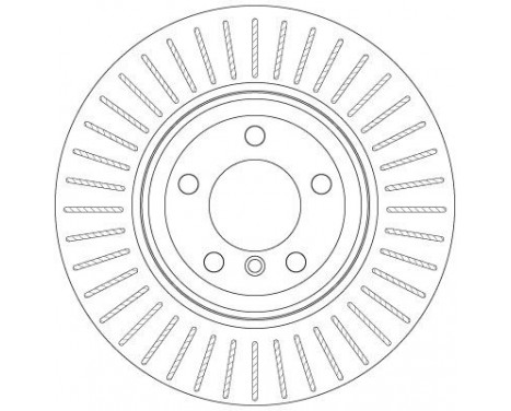 Brake Disc DF6476S TRW, Image 3