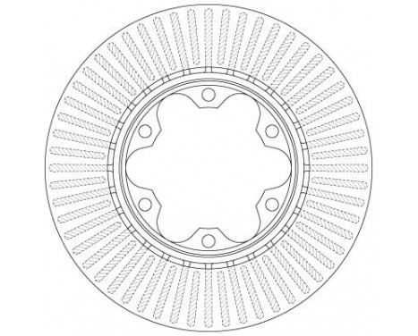 Brake Disc DF6481 TRW, Image 2