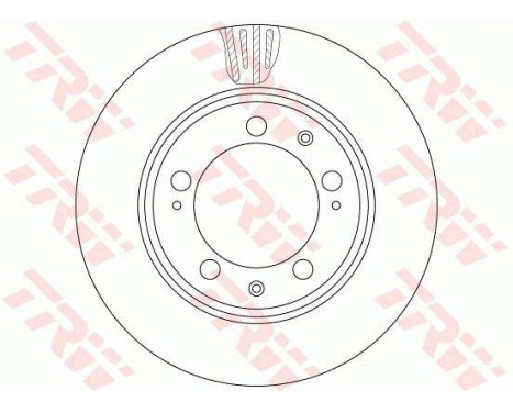 Brake Disc DF6484S TRW