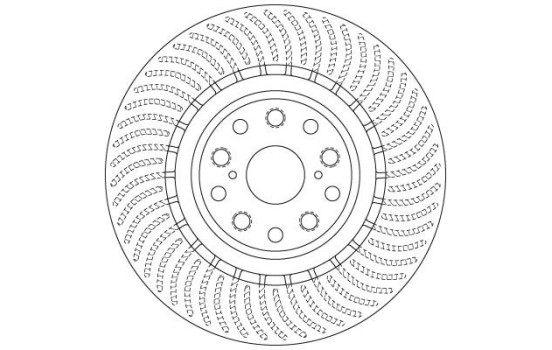 Brake Disc DF6489S TRW, Image 2