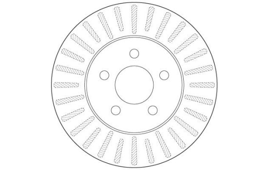 Brake Disc DF6491 TRW, Image 2