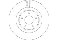 Brake Disc DF6496S TRW