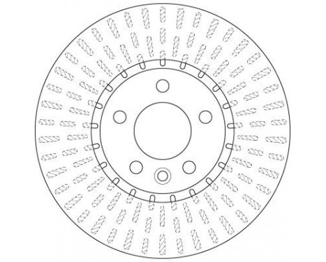 Brake Disc DF6499S TRW, Image 2