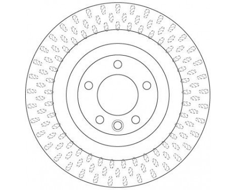 Brake Disc DF6505S TRW, Image 2