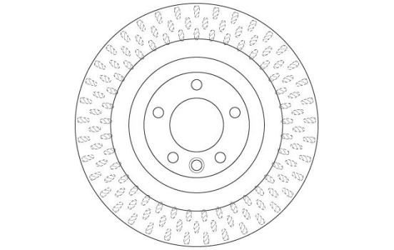 Brake Disc DF6505S TRW, Image 2