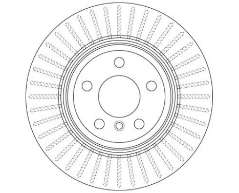 Brake Disc DF6512S TRW, Image 2