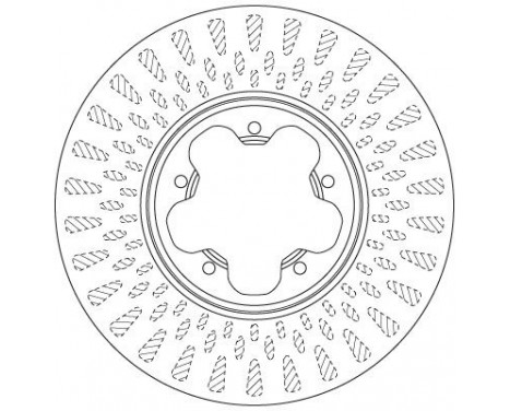 Brake Disc DF6514S TRW, Image 3