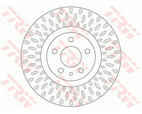 Brake Disc DF6522 TRW