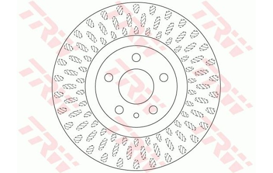 Brake Disc DF6522 TRW