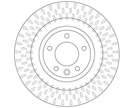 Brake Disc DF6528S TRW, Image 2