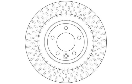 Brake Disc DF6528S TRW, Image 2