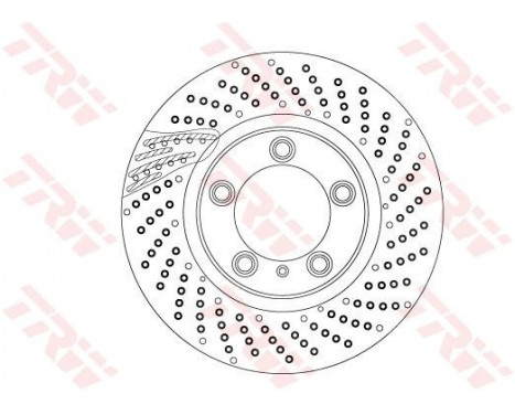 Brake Disc DF6541S TRW