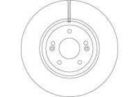 Brake Disc DF6545S TRW