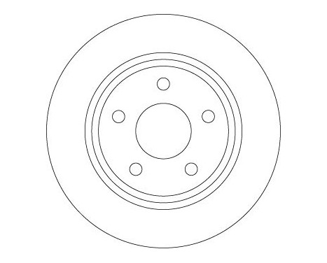 Brake Disc DF6556 TRW