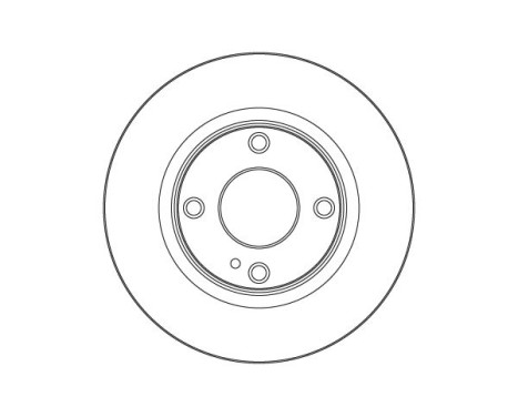Brake disc DF6568 TRW