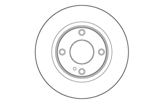Brake disc DF6568 TRW