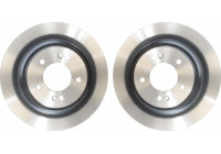 Brake disc DF6573 TRW