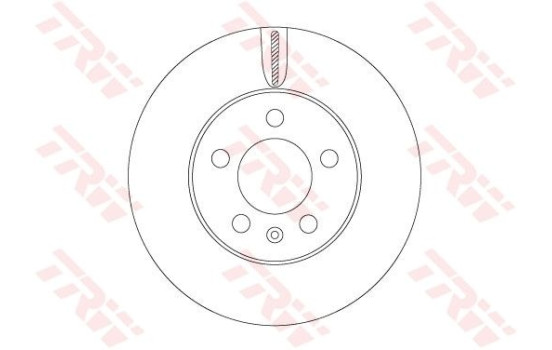 Brake Disc DF6584 TRW