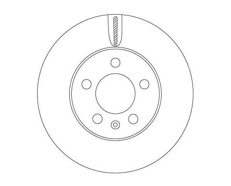 Brake Disc DF6584 TRW, Image 2