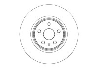 Brake disc DF6585S TRW