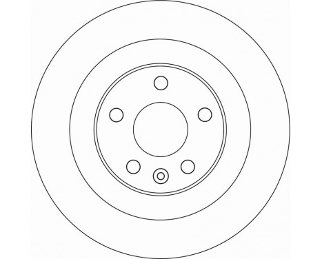 Brake Disc DF6588 TRW