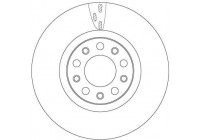 Brake Disc DF6590S TRW