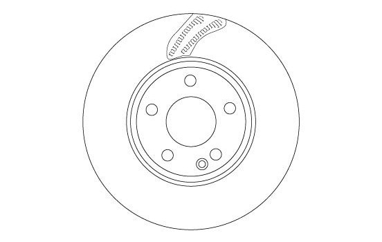 Brake Disc DF6591 TRW, Image 2