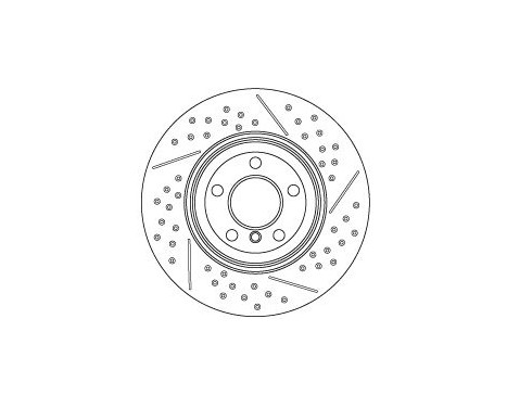 Brake Disc DF6601S TRW, Image 2