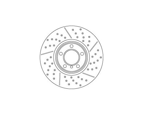 Brake Disc DF6604S TRW, Image 3