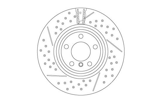 Brake Disc DF6606S TRW