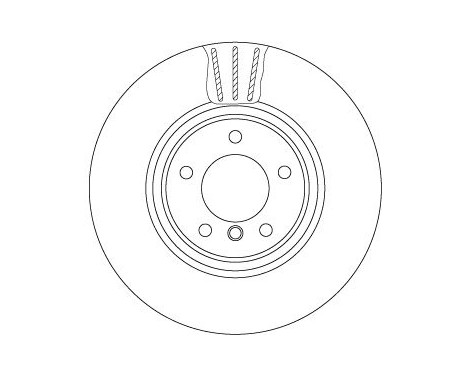 Brake Disc DF6609S TRW