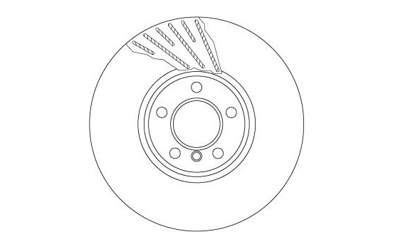 Brake Disc DF6612S TRW