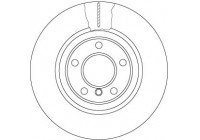 Brake Disc DF6616S TRW