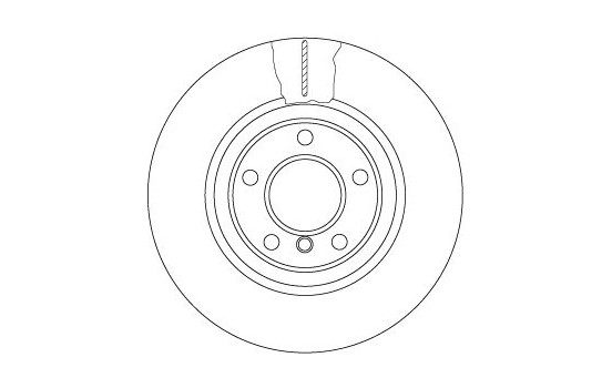 Brake Disc DF6616S TRW