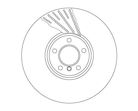 Brake Disc DF6623S TRW, Image 2