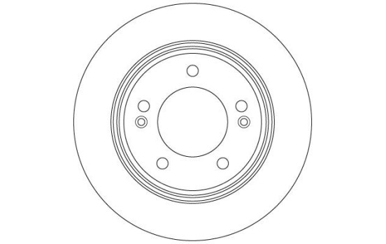 Brake Disc DF6627 TRW, Image 2