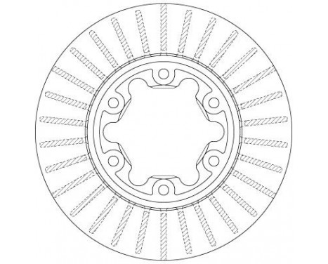 Brake Disc DF6630 TRW, Image 2