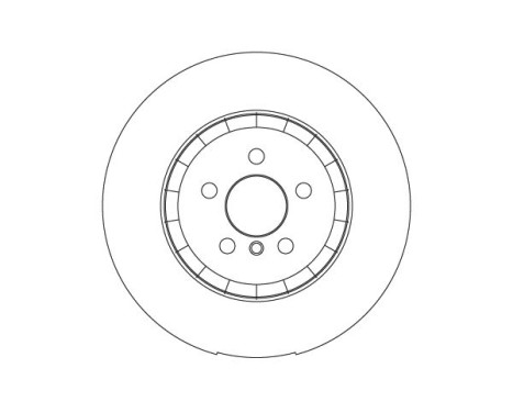 Brake disc DF6636S TRW