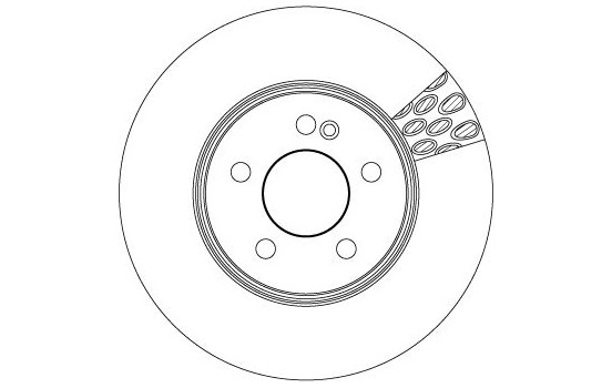 Brake Disc DF6641S TRW
