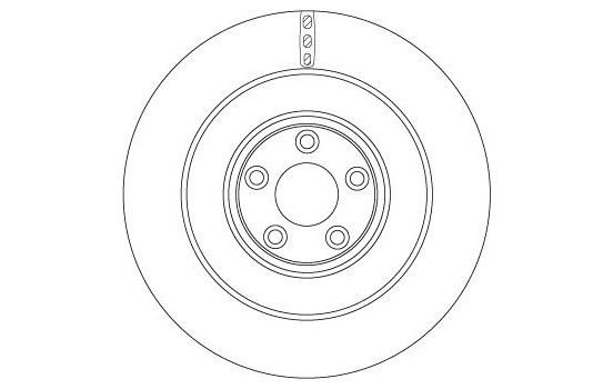 Brake Disc DF6654S TRW, Image 2