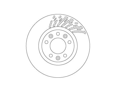 Brake Disc DF6657 TRW