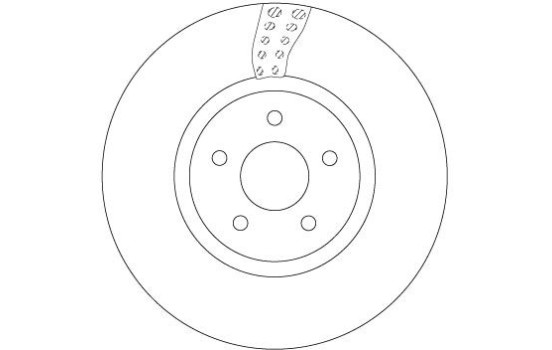 Brake Disc DF6662S TRW, Image 2