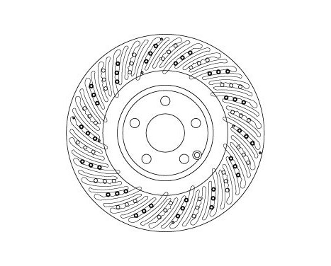 Brake Disc DF6674S TRW