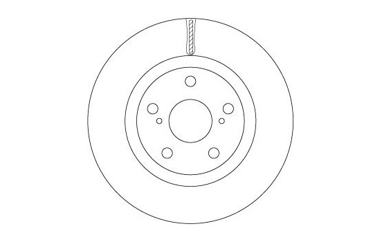 Brake Disc DF6675 TRW